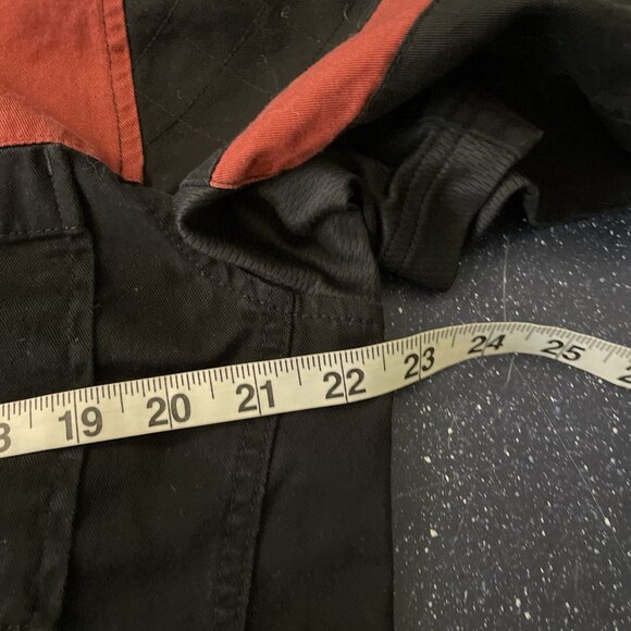 Harley Davidson Canvas Button Up Shirt Short Sleeves Vented Embroidered Sz M - Picture 11 of 12